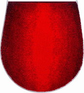 GRUND MOON Cover Mat from Toilet 47x50cm, Ruby - Toilet Mat