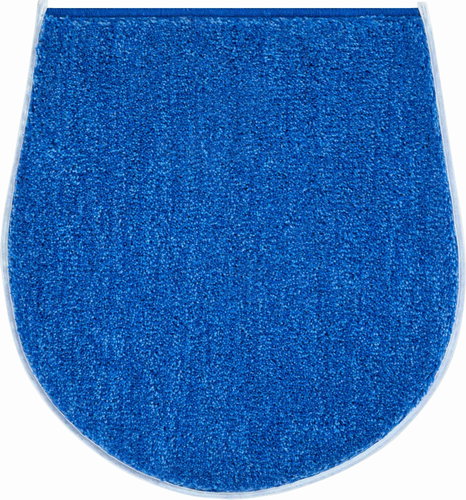 GRUND ROOM Cover for the Lid of the Toilet 47x50cm, Blue - Toilet Mat - Main image