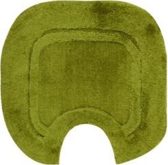 GRUND GRANDE Toilet Mat with Cutout 55x50cm, Green - Bath Mat - Main image