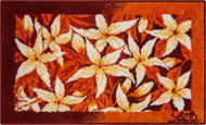 GRUND JASMINE Bathroom Mat 60x100cm, Orange - Bath Mat