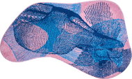 GRUND VISION Bathroom Mat 70x120cm, Pink-blue - Bath Mat