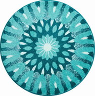 GRUND TEMPLE OF THE SOUL Mandala Round 60cm, Turquoise - Bath Mat