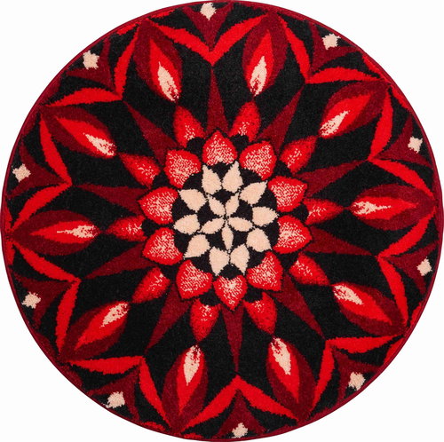 GRUND KNOWLEDGE Round Mandala - Bath Mat - Main image