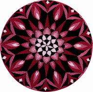 GRUND STRENGTH OF THE MOMENT Round Mandala - Bath Mat