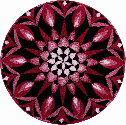 GRUND STRENGTH OF THE MOMENT Round Mandala - Bath Mat - Main image