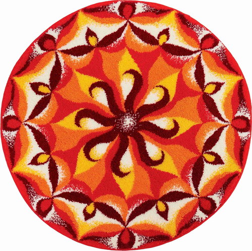 GRUND TEMPERAMENT Mandala - Bath Mat - Main image