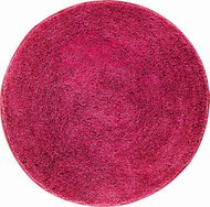 GRUND LEX Round Bathroom Mat - 100cm, Pink - Bath Mat