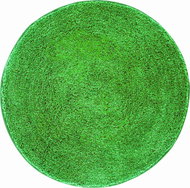 GRUND LEX Round Bathroom Mat - 100cm, Green - Bath Mat