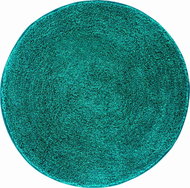 GRUND LEX Round Mat 100cm, Turquoise - Bath Mat