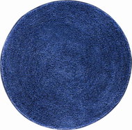 GRUND LEX Round Mat 100cm, Royal Blue - Bath Mat