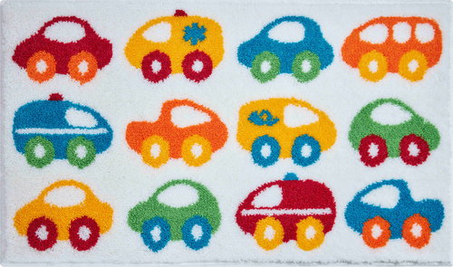 GRUND CARS Bathroom Mat 80x140cm, Multi - Bath Mat - Main image