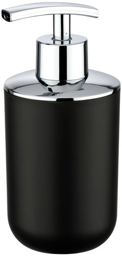WENKO BRASIL - Soap Dispenser 8x9x17cm, Black - Soap Dispenser - Main image