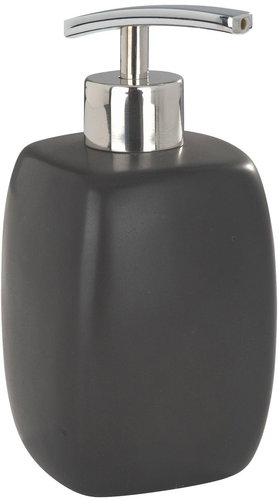 WENKO FARO - Soap Dispenser 15x7x7cm, Black - Soap Dispenser - Main image