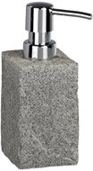 WENKO GRANITE - Soap Dispenser 16x7x7cm, Grey - Soap Dispenser