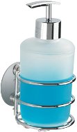 WENKO TurboLoc - Soap Dispenser 9x8x20cm, Stainless-steel - Soap Dispenser