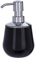 WENKO MONACO - Soap Dispenser 11x9x16cm, Black - Soap Dispenser