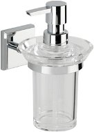 WENKO WITHOUT DRILLING PowerLoc LACENO - Soap Dispenser, Metallic Glossy - Soap Dispenser