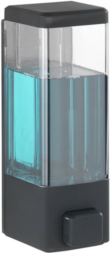 WENKO ISTRES - Soap and Disinfection Dispenser, Black - Soap Dispenser - Main image