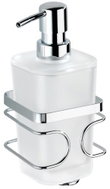 WENKO WITHOUT DRILLING Premium - Soap Dispenser, Metallic Shiny - Soap Dispenser