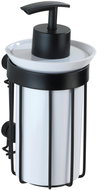 WENKO WITHOUT DRILLING Classic Plus - Soap Dispenser, Black - Soap Dispenser