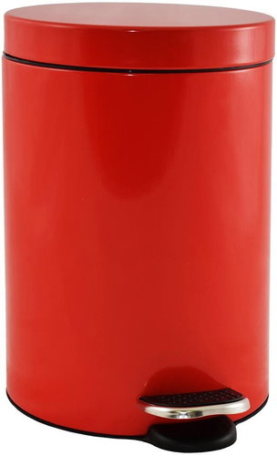 SEPIO Waste Bin with Pedal 3l., Red - Rubbish Bin - Main image