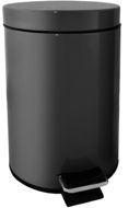 SEPIO Waste Bin with Pedal 3l., Black - Rubbish Bin