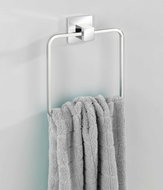 WENKO WITHOUT DRILLING ExpressLoc FORMIA - Towel Holder, Metallic Glossy - Towel Rack