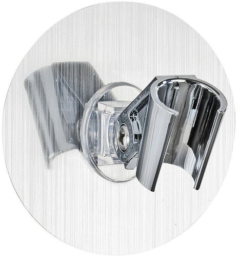 WENKO WITHOUT DRILL StaticLoc OSIMO - Shower Head Holder, Metallic Glossy - Shower Holder - Main image