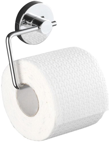 WENKO VacuumLoc MILAZZO - Toilet Paper Holder 21x14x14cm, Glossy - Toilet Paper Holder - Main image