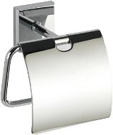 WENKO WITHOUT DRILLING PowerLoc LACENO - Toilet Paper Holder, Metallic Glossy - Toilet Paper Holder