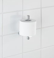 WENKO WITHOUT DRILLING PowerLoc RICO - Toilet Paper Holder, Metallic Glossy - Toilet Paper Holder