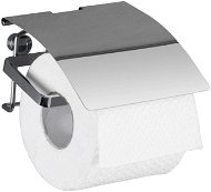 WENKO WITHOUT DRILLING Premium - Toilet Paper Holder, Metallic Glossy - Toilet Paper Holder