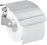 WENKO WITHOUT DRILLING Premium Plus - Toilet Paper Holder, Metallic Glossy - Toilet Paper Holder