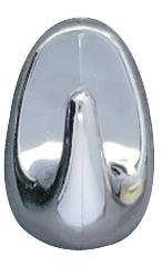 WENKO Mini Hook 16x10x2cm, Glossy - Bathroom Hook - Main image