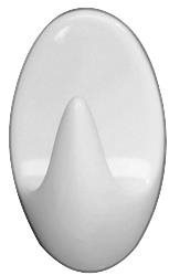 WENKO Mini hook 4×2×3 cm, white - Bathroom Hook - Main image
