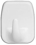 WENKO UNIVERSAL - Wall Hook, 2 pcs 16x10x5cm, White - Bathroom Hook