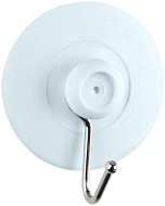 Bathroom Hook WENKO Hook with suction cup 5×2×4 cm, white - Háček do koupelny