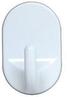 Bathroom Hook WENKO Oval Hook 4 × 2 × 3cm, White - Háček do koupelny