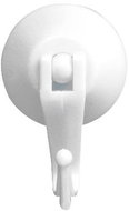 WENKO Hook with Suction Cup 16x10x5cm, White - Bathroom Hook
