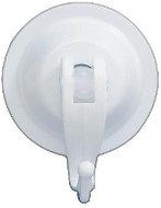 WENKO Hook with Suction Cup 16x10x5cm, White - Bathroom Hook
