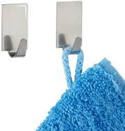 WENKO Square Hook 16x10x2cm, Stainless-steel - Bathroom Hook