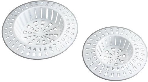 WENKO Strainer 6 + 7 cm, white - Strainer - Main image