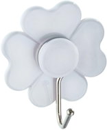 WENKO CLOVERLEAF - Wall Hook, 2 pcs 16x10x3cm, White - Bathroom Hook