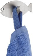 WENKO FISH - Wall Hook, 2 pcs 10x24x4cm, Stainless-steel - Bathroom Hook