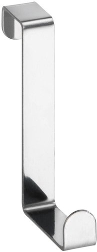 WENKO RONDO - Door Hanging Hook, 6 pcs 24x10x2cm, Stainless-steel - Bathroom Hook - Main image