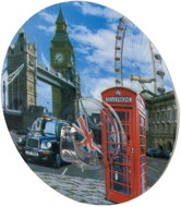 WENKO StaticLoc LONDON - Wall Hook 10x2x16cm, Blue - Bathroom Hook