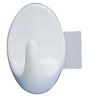 Bathroom Hook WENKO Strip-it - Maxi Hook, 2 pcs 16x10x3cm, White - Háček do koupelny