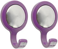 SEPIO SINGLE DOT - Hook 2 pcs, Purple - Bathroom Hook