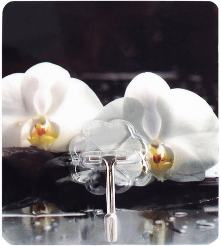 SEPIO Self-adhesive Hook, Black - Bathroom Hook - Main image