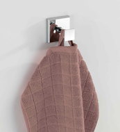WENKO WITHOUT DRILLING PowerLoc LACENO - Wall Hook, Metallic Glossy - Bathroom Hook